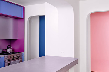 Ремонт апартаментов на Манхэттене с обновленными яркими красками