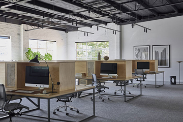 Офис для студии ландшафтного дизайна Wyer & Co от Daniel Boddam Studio