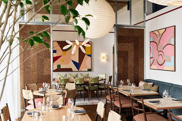 Интерьер ресторана RAFI в Сиднее от студии дизайна Лучетти Крелле