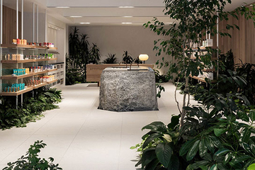 Бутик красоты с растениями в Монреале от местной архитектурной фирмы MRDK