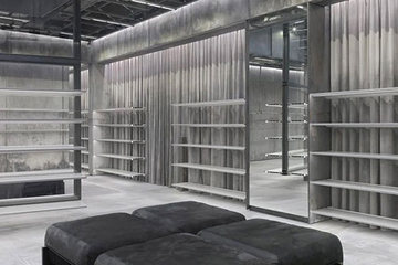 Дизайн нового магазина Balenciaga в Берлине в стиле Raw Architecture
