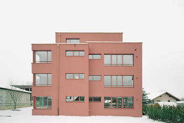 Проект комплекса апартаментов от студии Ductus в Швейцарской деревне 